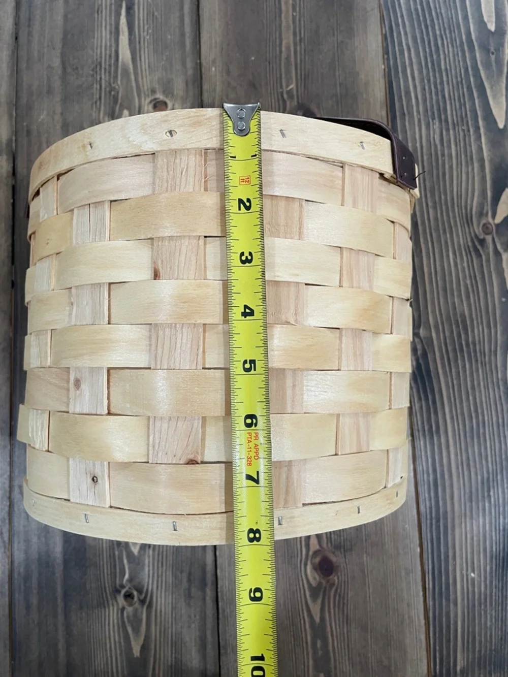 Handcrafted Wooden Decorative Storage Basket